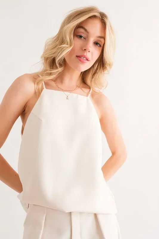 Sleeveless Basic Cami Top - Eva's Edition