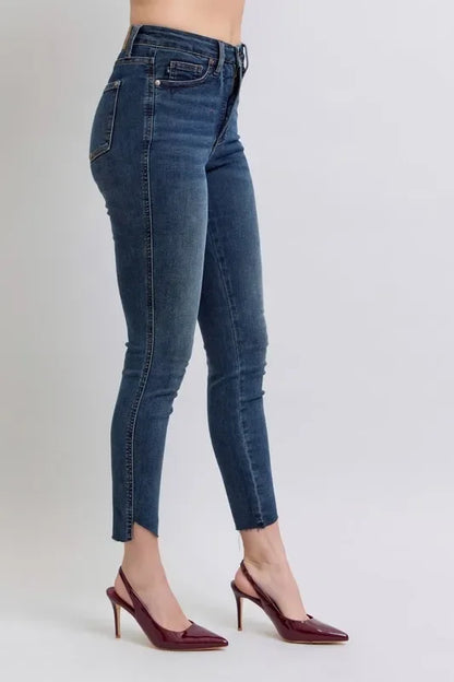 High Waist Tummy Control Skinny Jeans Plus Size - Eva's Edition