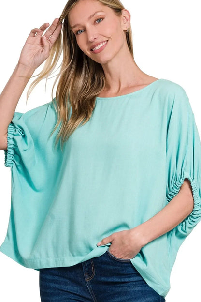Woven Oversized Boxy Top - Eva's Edition