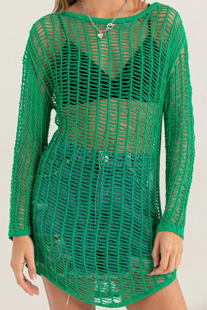 Crochet Long Sleeve Cover Up - Eva's Edition