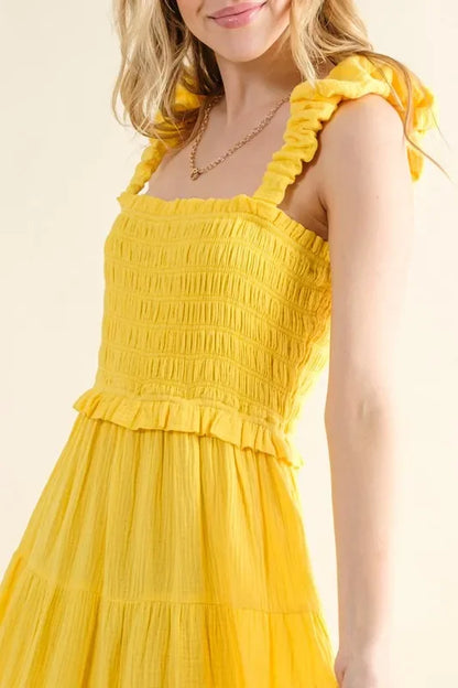 Shoulder Straped Detail Midi Dress - Eva's Edition