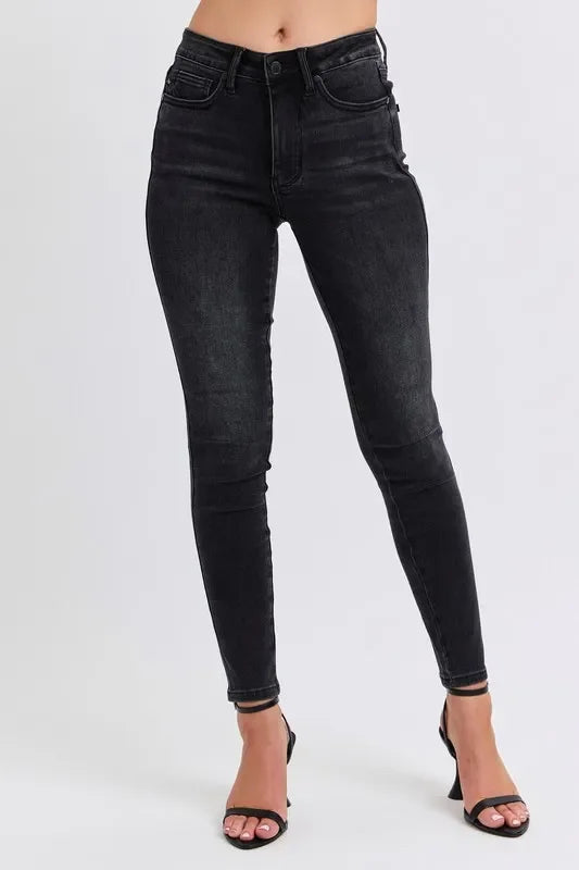 Mid Rise Tummy Control Skinny Jeans - Eva's Edition
