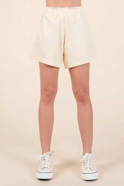 French Terry Sweatshirt and Shorts Set - Eva's Edition