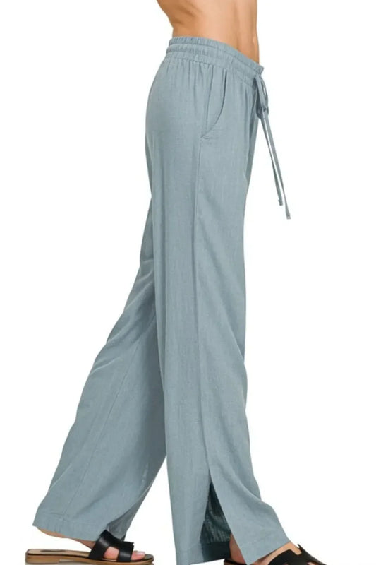 Linen Drawstring Pants - Eva's Edition