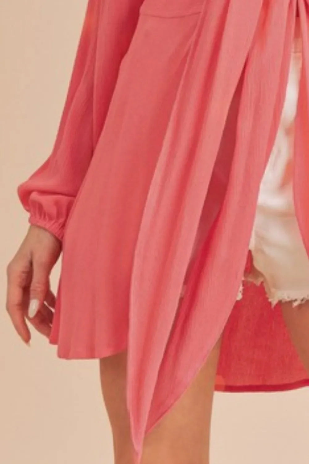 Collared Neck Long Sleeve Top - Eva's Edition