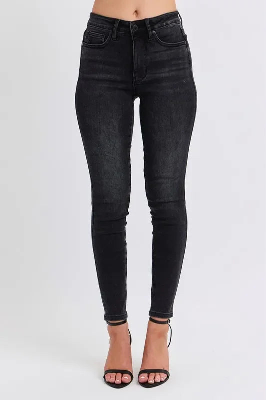 Mid Rise Tummy Control Skinny Jeans - Eva's Edition