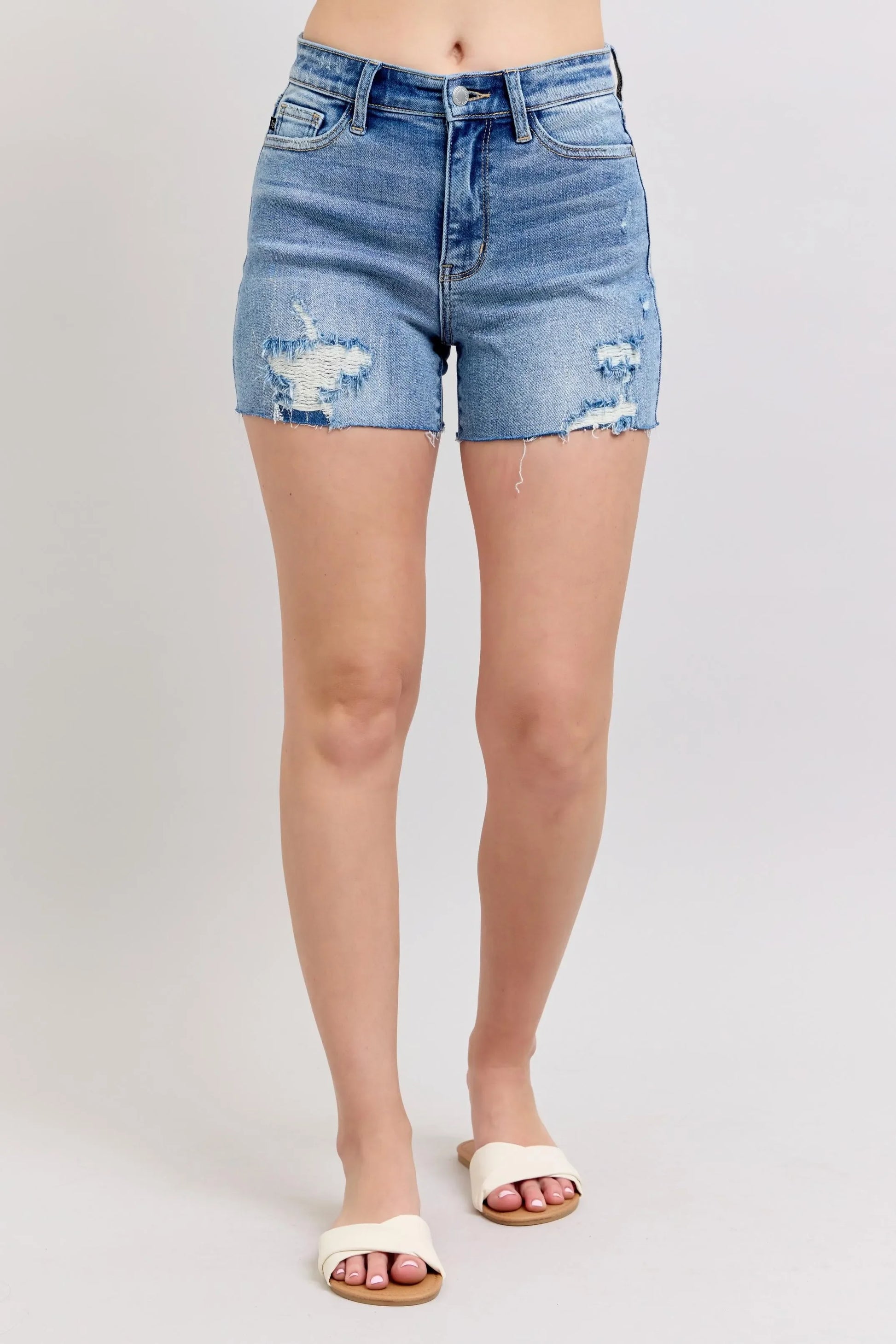 High Waist Denim Shorts - Eva's Edition