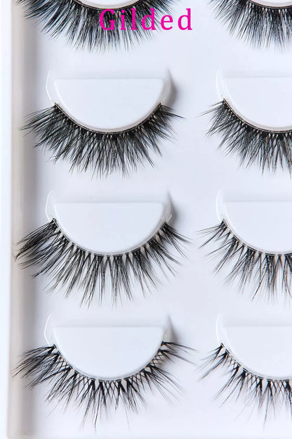 Faux Mink Eyelashes Variety Pack 5 Pairs - Eva's Edition
