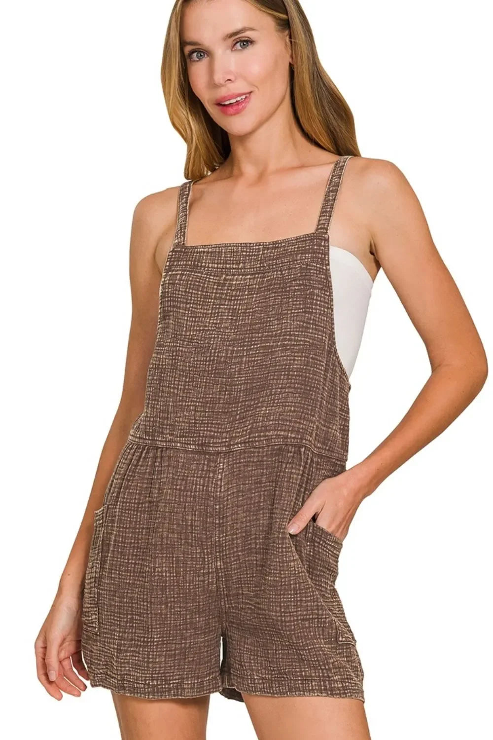 Double Gauze Tie Back Rompers - Eva's Edition