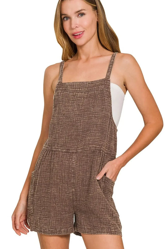 Double Gauze Tie Back Rompers - Eva's Edition