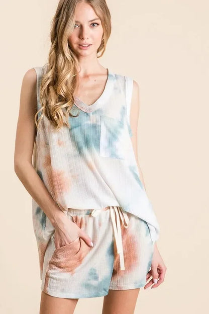 Textured Knit Top and Shorts Set - Eva's Edition