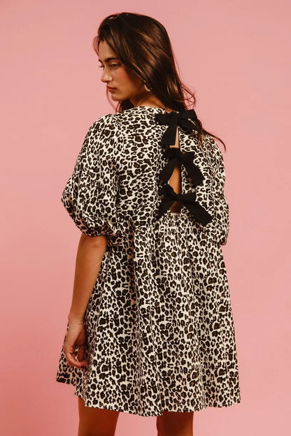 Leopard Denim Dress - Eva's Edition