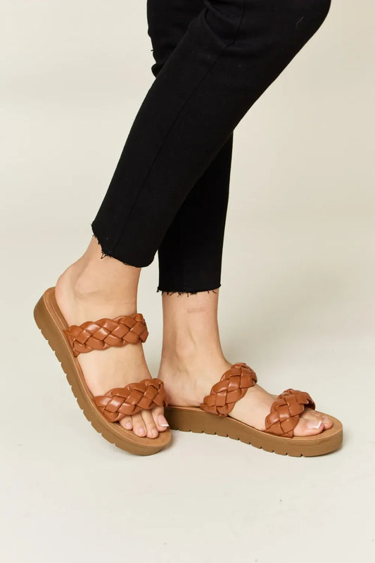 Dual Band Platform Sandals - Eva's Edition