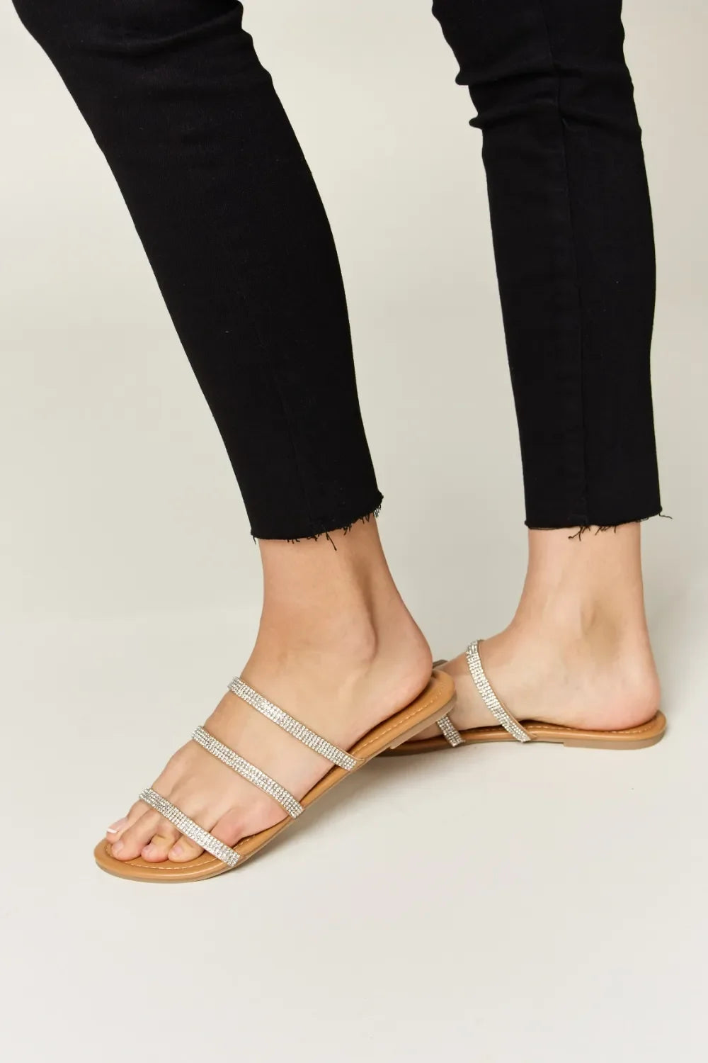 Three-Strap Flat Sandals - Eva's Edition