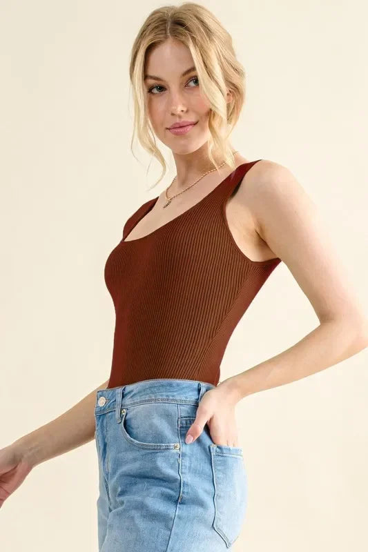 Square Necked Bodysuit - Eva's Edition