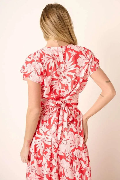 Tropical Print Top and Skirt Set - Eva's Edition