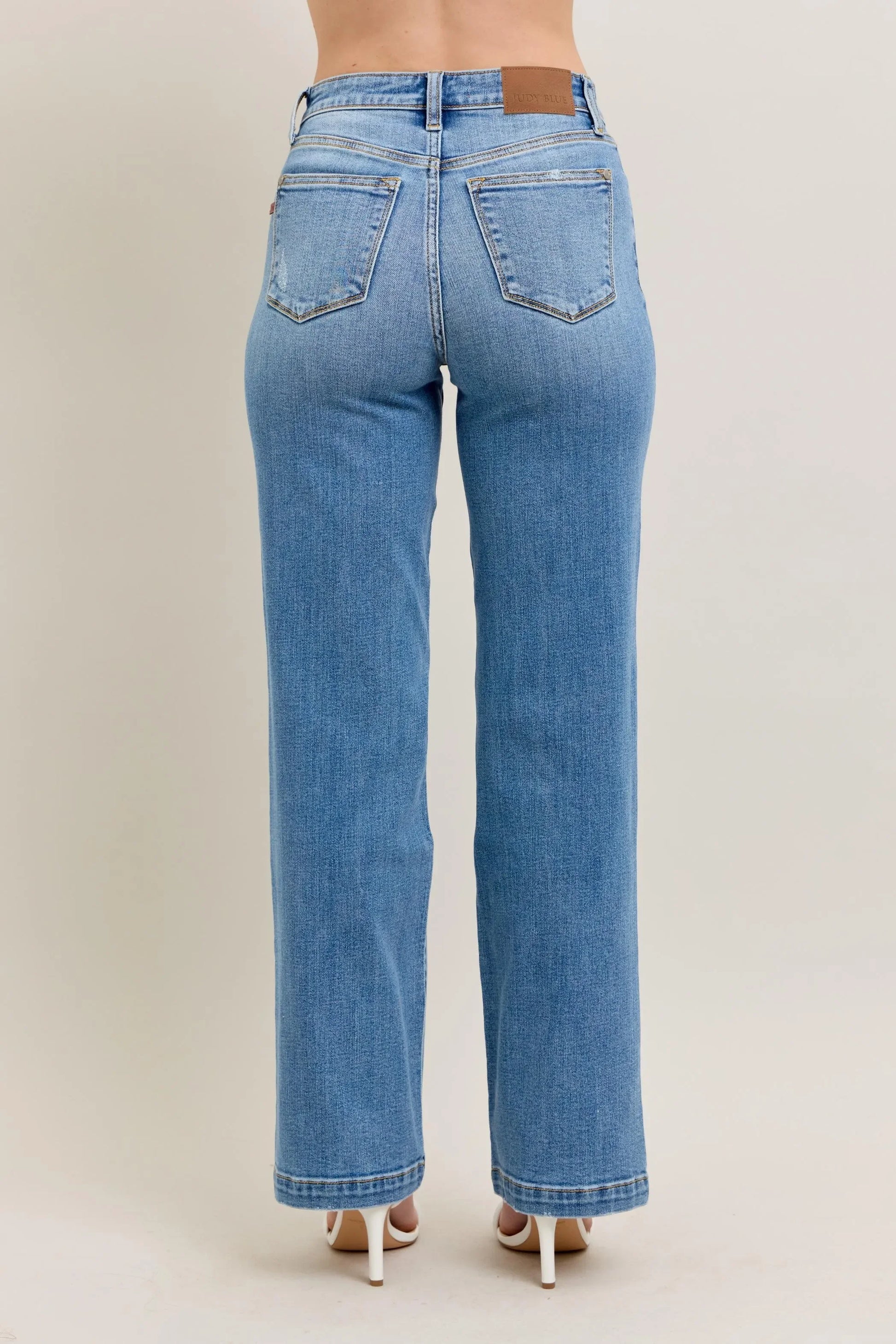 High Waist Straight Jeans Plus Size - Eva's Edition