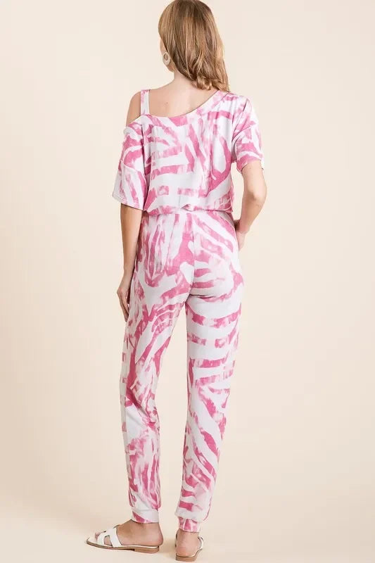 Zebra Print French Terry Top and Pants Set - Eva's Edition
