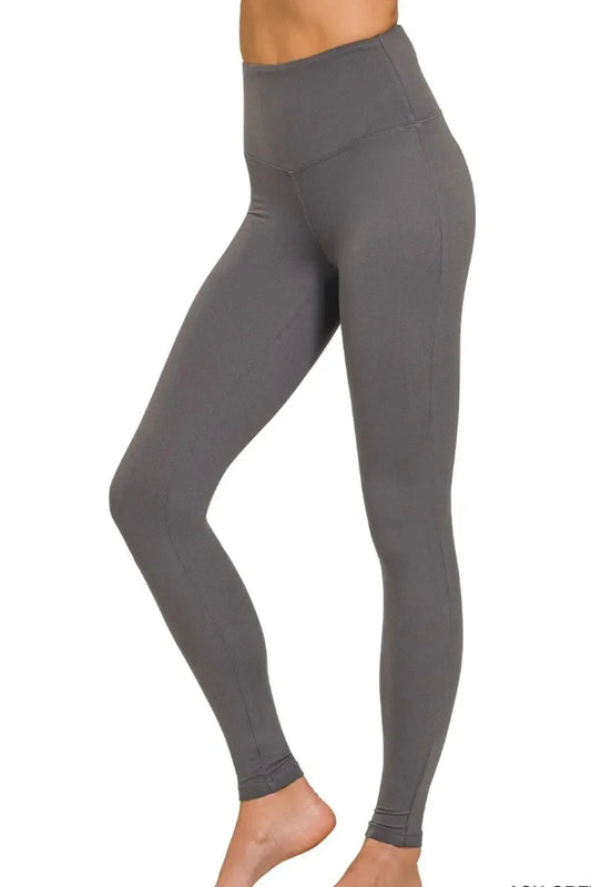 Premium Microfiber Wide Waistband Leggings - Eva's Edition