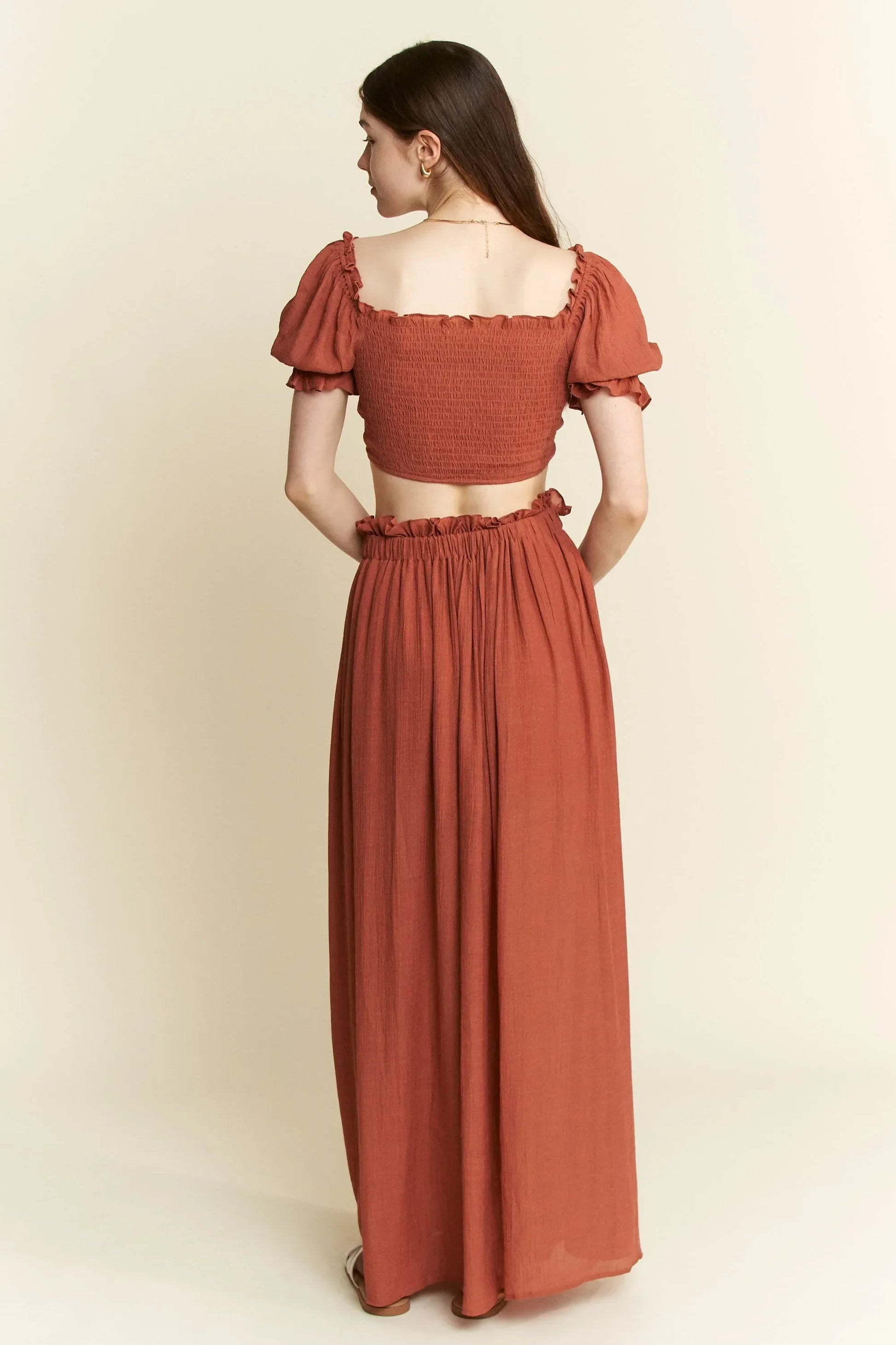 2 Piece Crop Top and Skirt Set - Eva's Edition