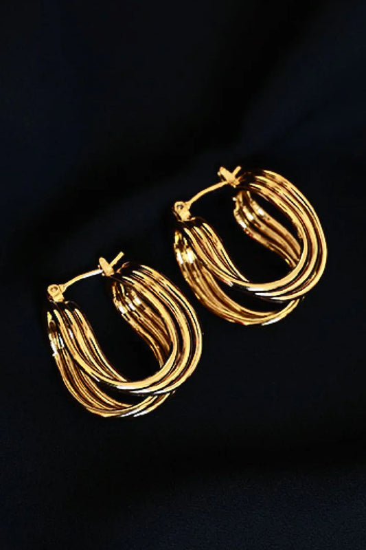 U-Shaped Hoop Earrings - Eva's Edition