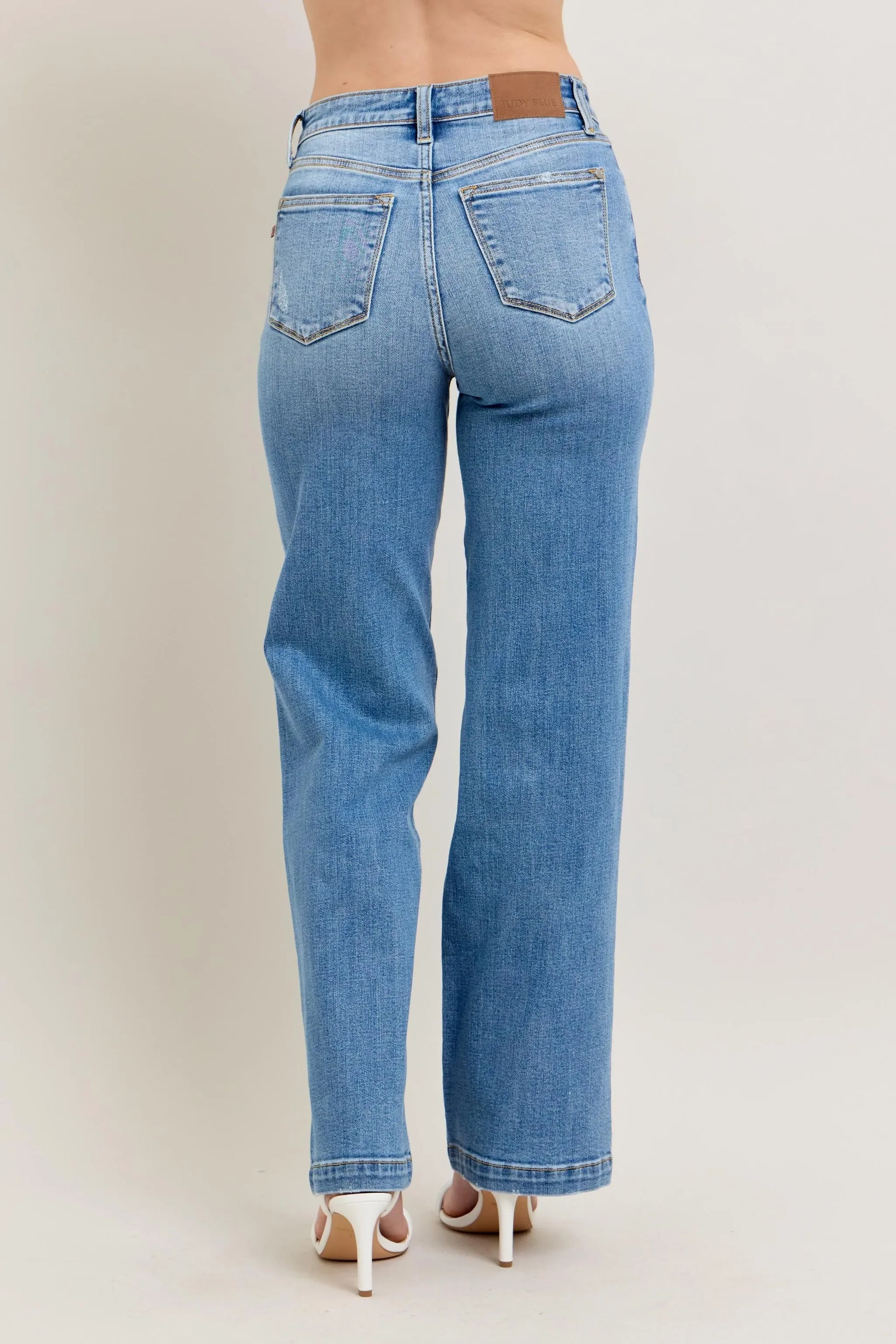 High Waist Straight Jeans Plus Size - Eva's Edition