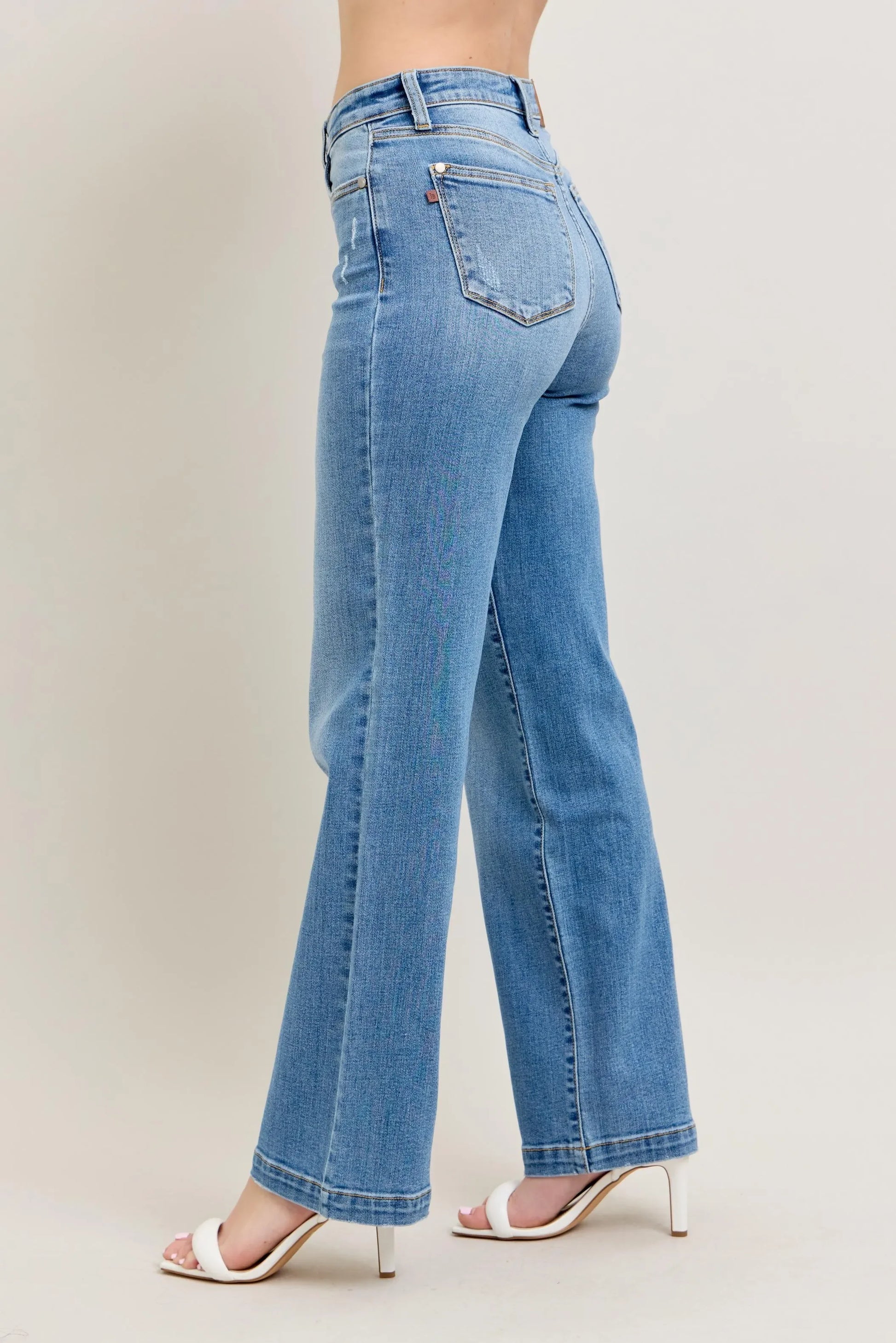 High Waist Straight Jeans Plus Size - Eva's Edition