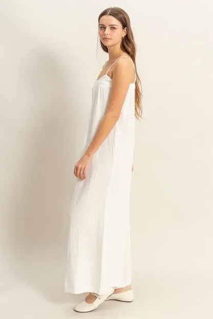 Double Gauze Super Flowy Cami Jumpsuit - Eva's Edition