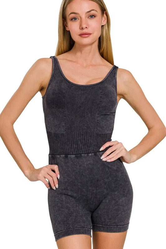 Sports Romper With Removable Bra Pad - Eva's Edition