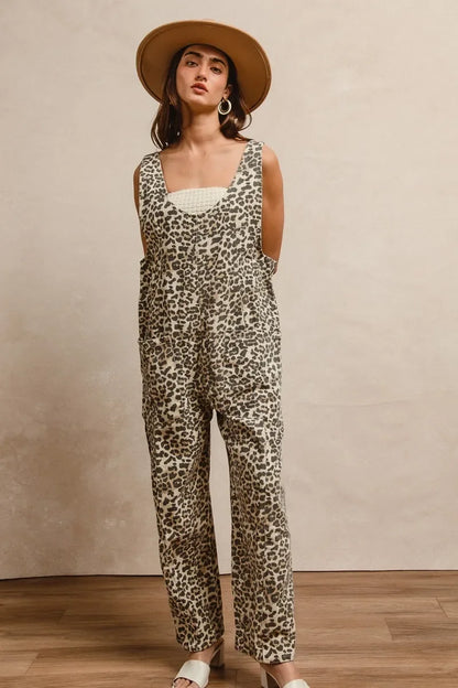 Adjustable Strap U Neck Jumpsuit - Eva's Edition