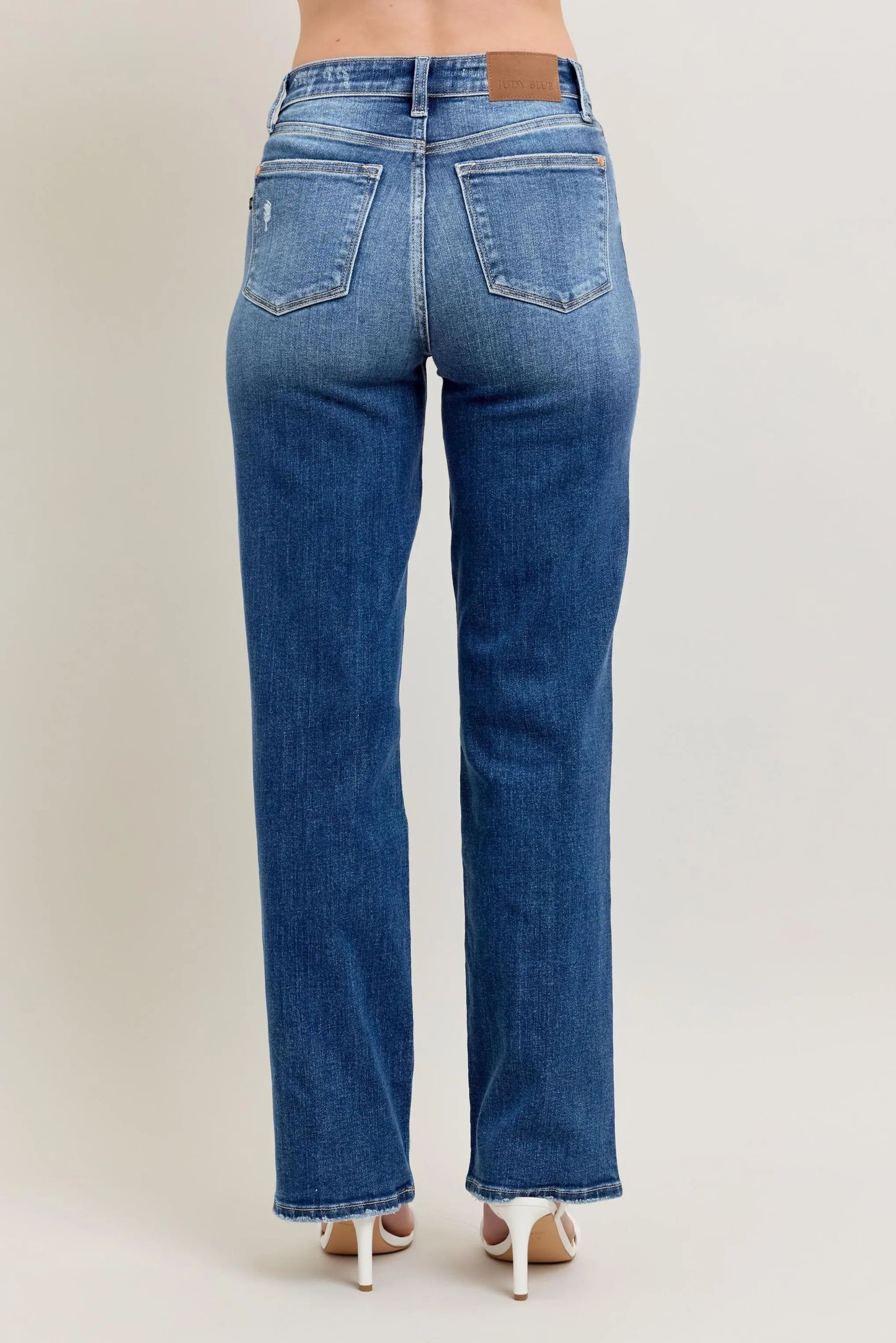 High Waist 90's Straight Leg Jeans Plus Size - Eva's Edition