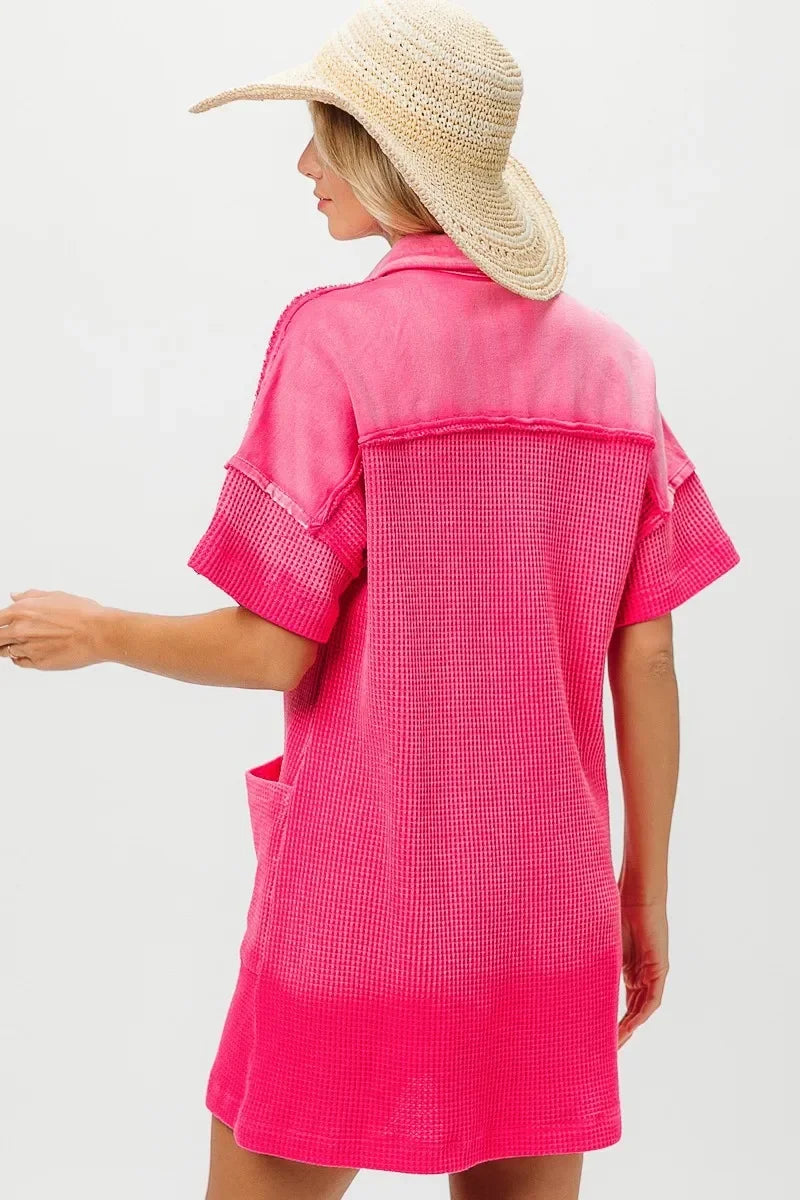 Mineral Dye Washed Knit Dress - Eva's Edition