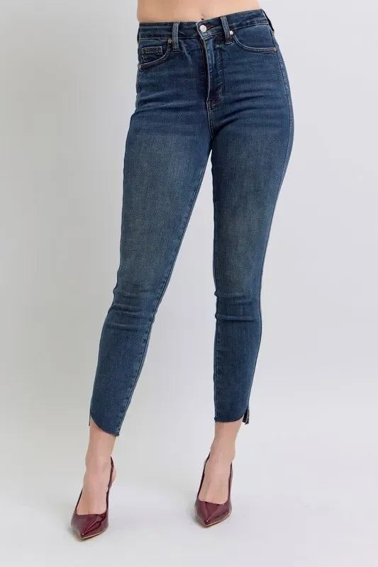 High Waist Tummy Control Skinny Jeans Plus Size - Eva's Edition