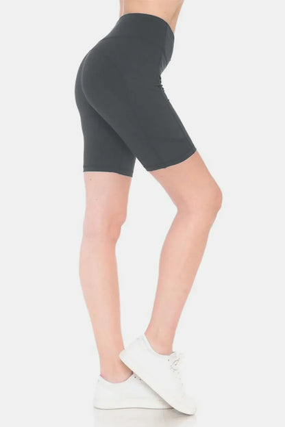 Full Size High Waist Active Shorts - Eva's Edition