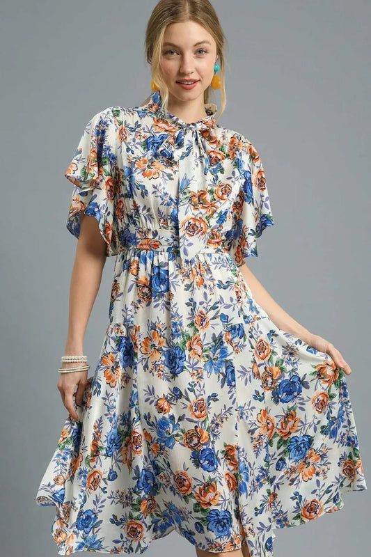 Flutter Sleeve Dress - Eva's Edition