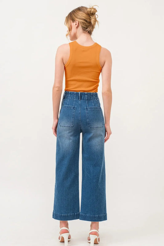 Embroidered Ribbed Tank - Eva's Edition