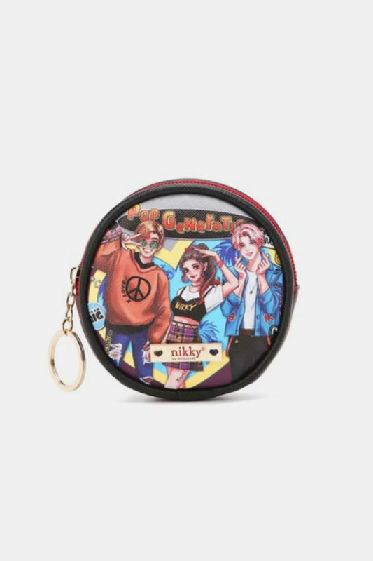 Keychain Round Coin Purse - Eva's Edition