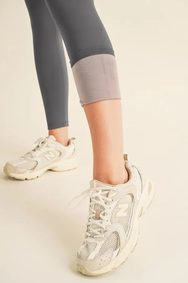 Fleece Lined High Waisted Leggings - Eva's Edition