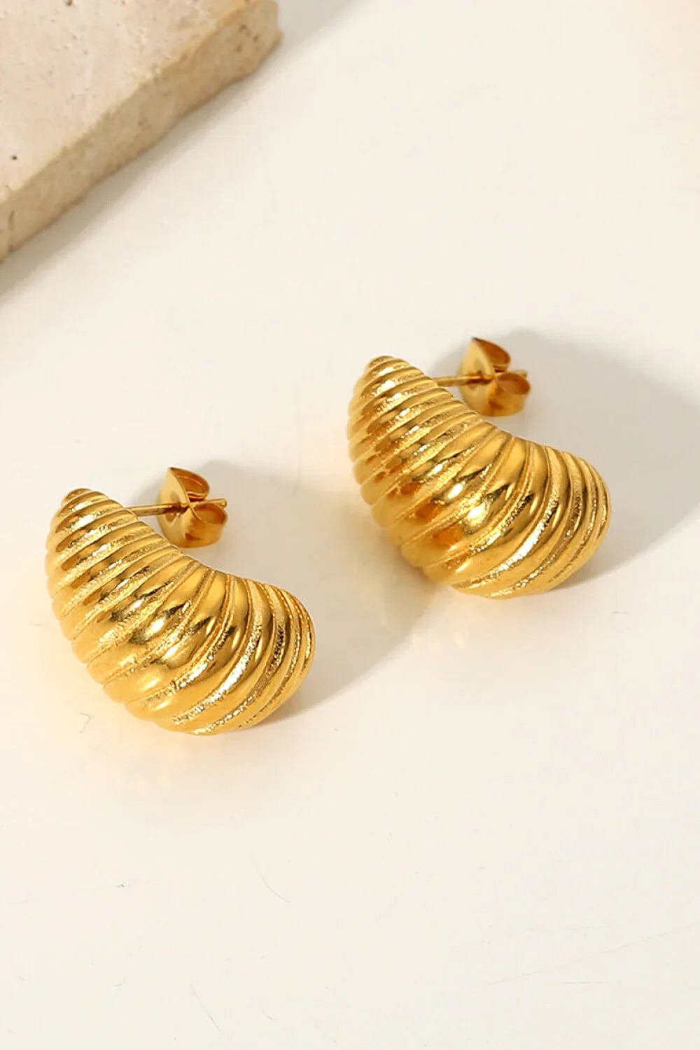 Shell Shore Spiral Stud Earrings - Eva's Edition