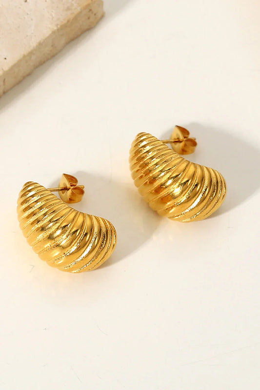 Shell Shore Spiral Stud Earrings - Eva's Edition