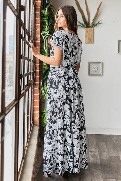 Tropical Print Top and Skirt Set - Eva's Edition