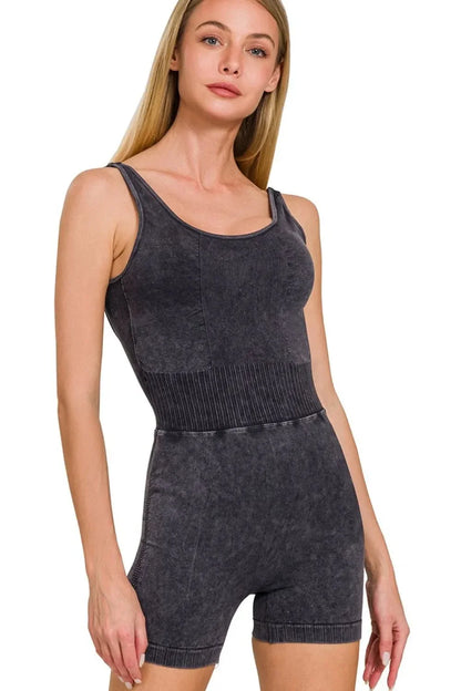 Sports Romper With Removable Bra Pad - Eva's Edition