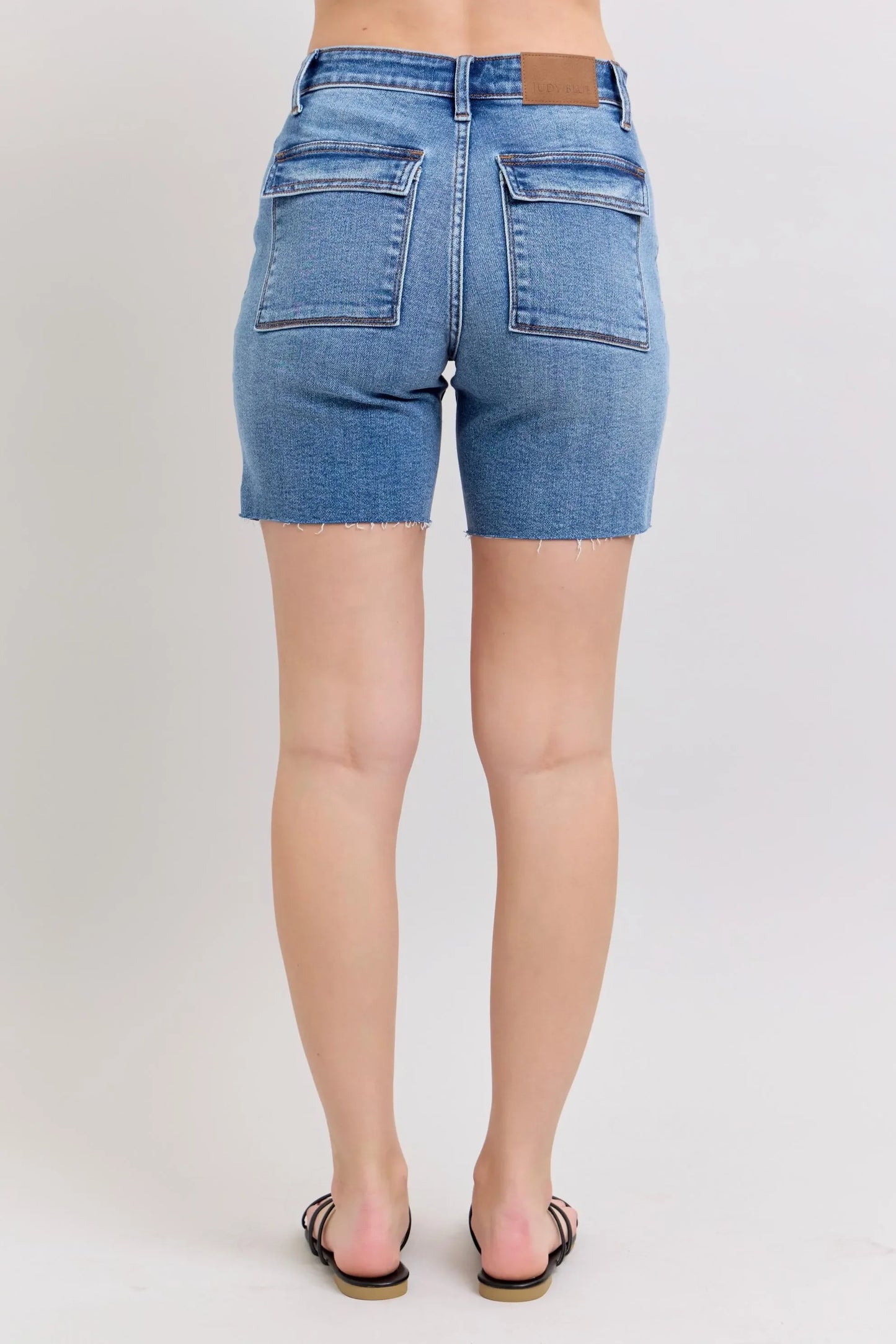 Mid Rise Bermudas Denim Shorts - Eva's Edition