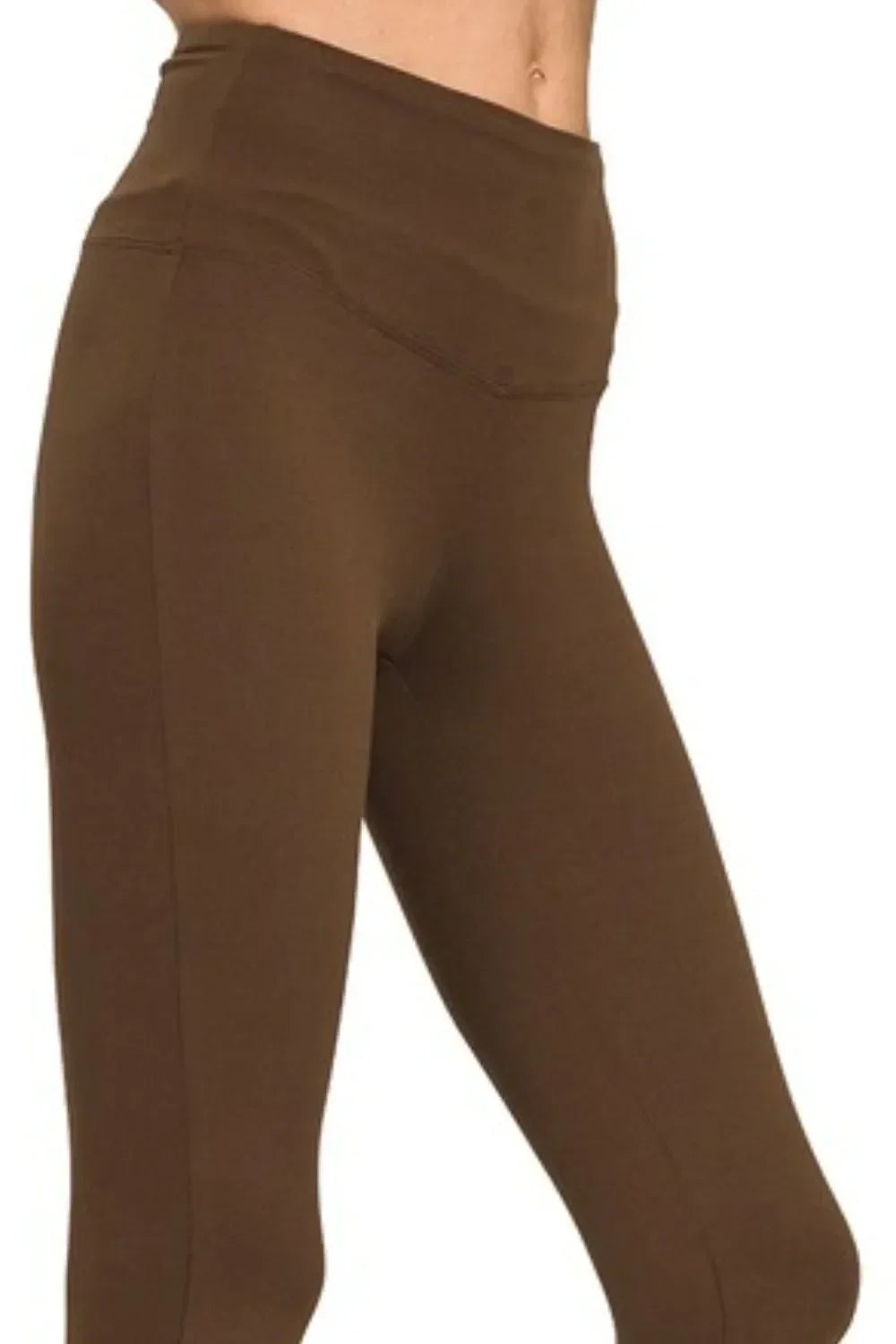 Premium Microfiber Wide Waistband Leggings - Eva's Edition