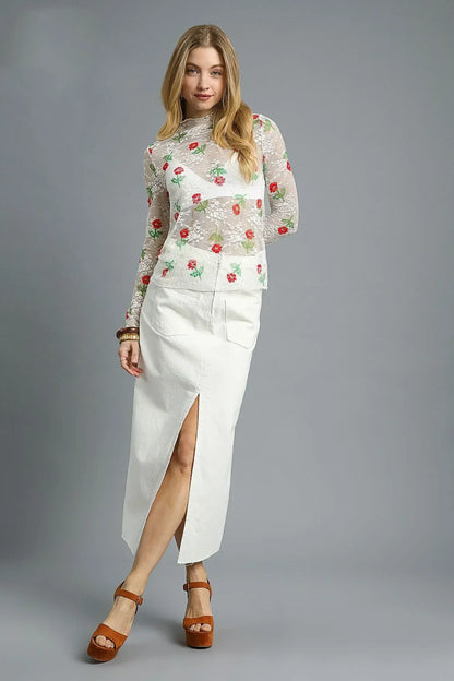 Long Sleeve Sheer Top - Eva's Edition