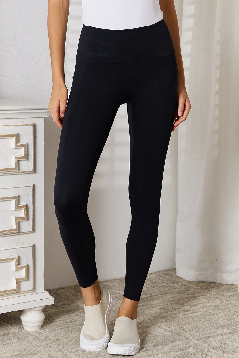Wide Waistband Sports Leggings - Eva's Edition
