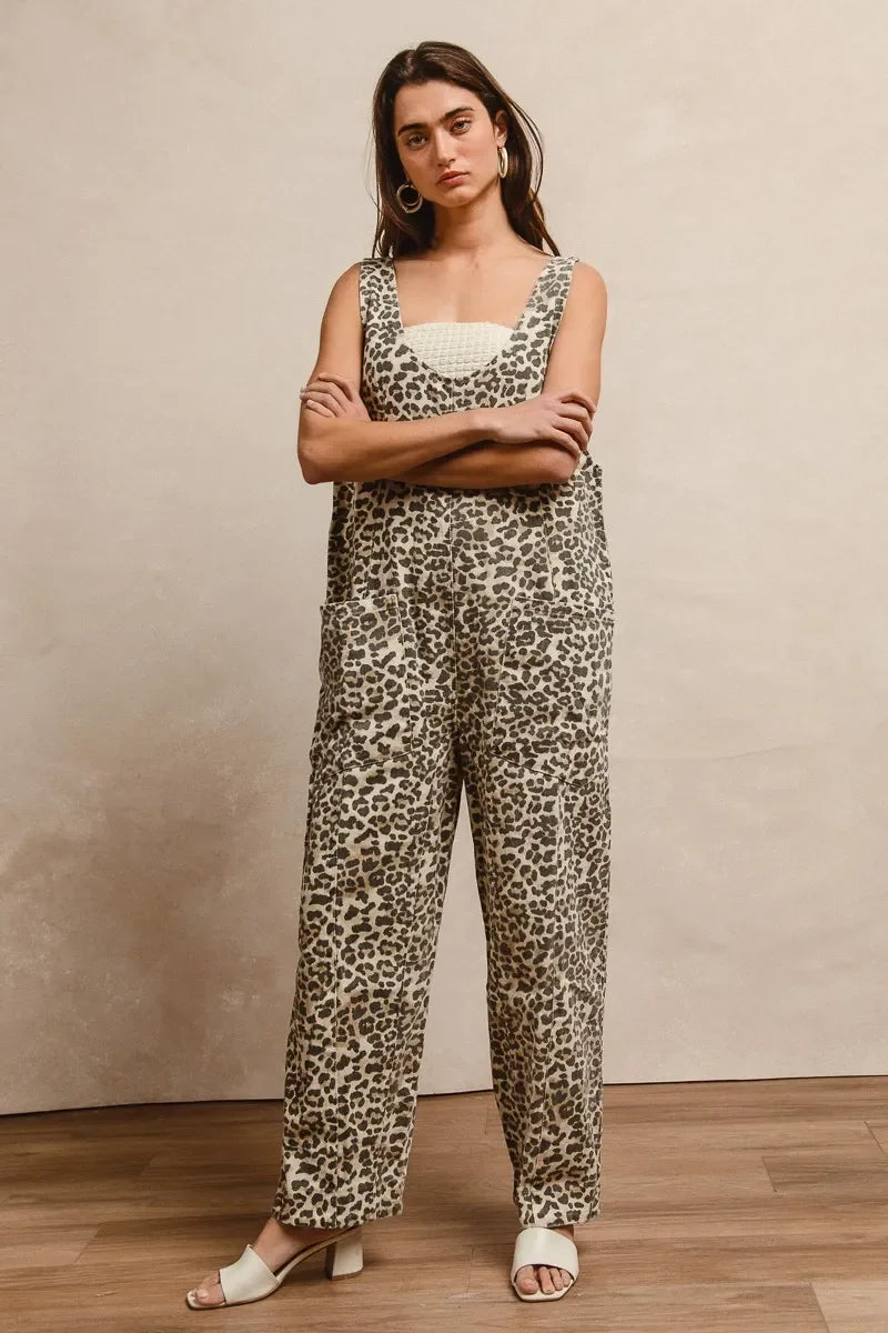 Adjustable Strap U Neck Jumpsuit - Eva's Edition