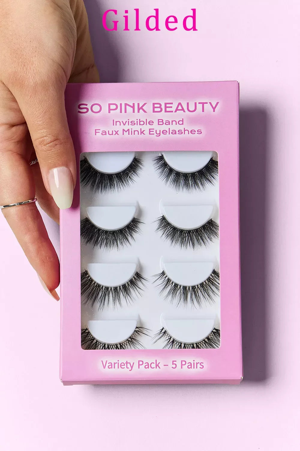 Faux Mink Eyelashes Variety Pack 5 Pairs - Eva's Edition