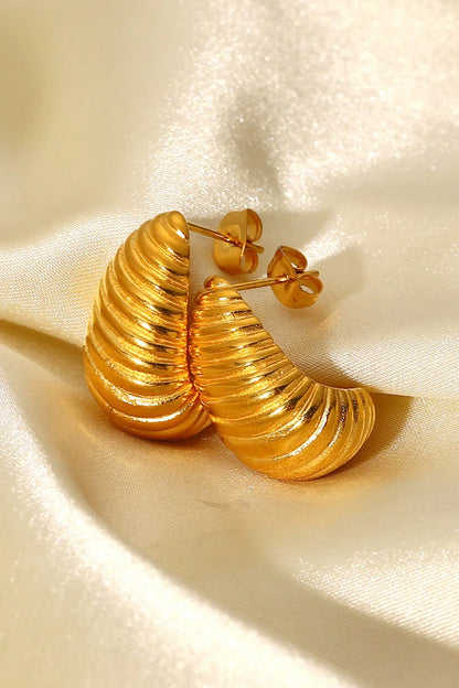Shell Shore Spiral Stud Earrings - Eva's Edition