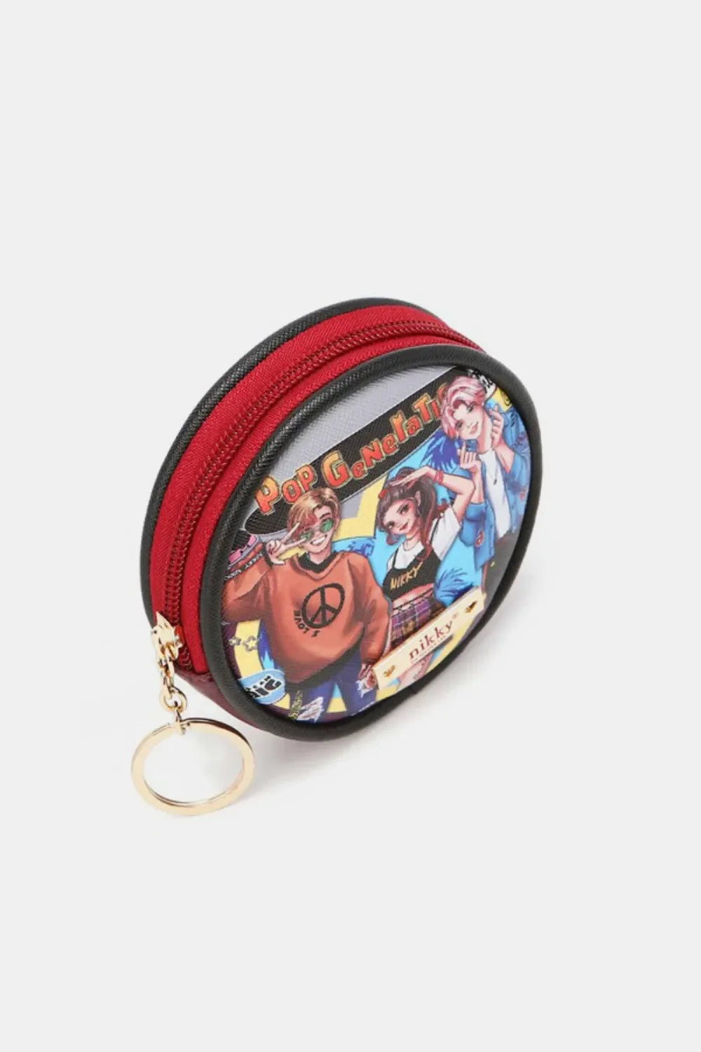 Keychain Round Coin Purse - Eva's Edition